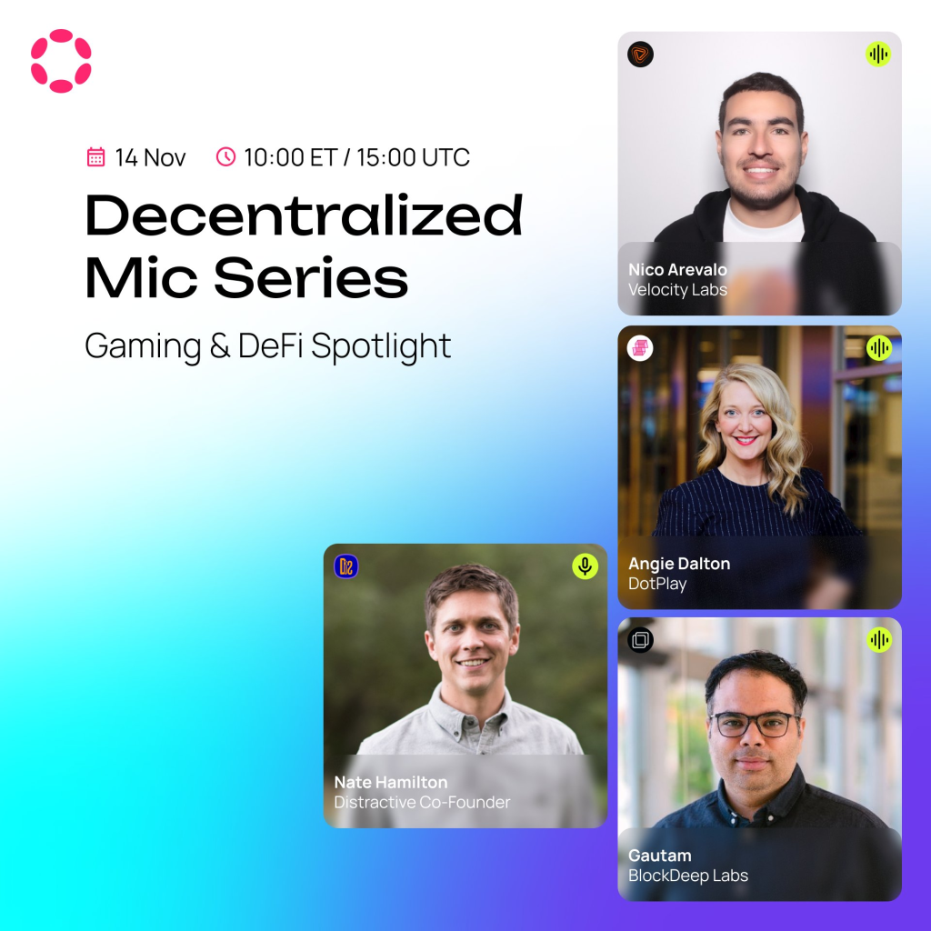 Decentralized Mic - Gaming and DeFi Spotlight